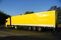 Toile résistante de camion de vinyle de bâche de bâche de bâche de PVC de bâche en plastique imperméable et résistante au feu avec le PVC d'impression de logo enduit