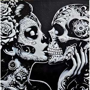 La Catrina Decorazione Murale 3D con Hueforge - Product Image 1