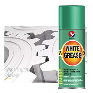 Aceite de mantenimiento de cadena de coche, espray lubricante de grasa de litio blanco con espray de grasa Industrial de alta calidad