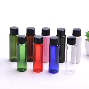 ขวดพลาสติก PET 30 มล. แบบไหล่เรียบ ฝาเกลียว สำหรับบรรจุภัณฑ์เครื่องสำอาง ตัวอย่างผลิตภัณฑ์ ขนาดพกพา โทนเนอร์ โลชั่น ผลิตภัณฑ์ดูแลผิวหน้า - Product Image 2