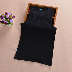 Canotte per bambini t-shirt per bambini Color caramella magliette per bambine canottiere canottiere per bambini - Product Image 4