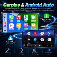 Autoradio Android universel 9 pouces avec écran OLED, interface utilisateur et logo personnalisés, CarPlay sans fil, Android Auto, lecteur multimédia automobile OEM/ODM