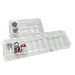 Plateau d'emballage en plastique transparent pour <span class=keywords><strong>5</strong></span> flacons de 2 ml, pouvant contenir 3 flacons de 3 ml, blister d'emballage pour <span class=keywords><strong>5</strong></span> flacons de 3 ml. - Product Image 6