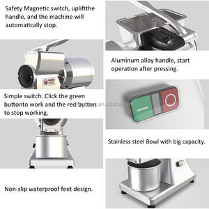 Rallador de Queso Multifuncional, Molinillo de Nueces y Pan, Rallador de Queso Cheddar y Parmesano para Panadería, Máquina Ralladora de Queso para Pizza - Product Image 6