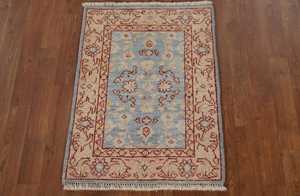 Oriental hecho a mano 2x3 Foyer alfombra Multicolor personalizable acento alfombra vegetal tinte Oushak azul estilo turco algodón abstracto - Product Image 5