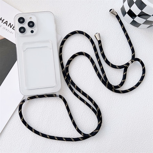 Dragonne bandoulière à quatre coins avec fente pour carte, compatible avec les coques de téléphone <span class=keywords><strong>iPhone</strong></span> 17, 16, 15/14/13/12/11 et XR - Product Image 6