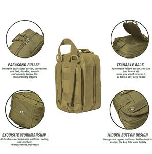 Vendita calda IFAK Trauma Outdoor borsa di sopravvivenza Molle forniture mediche di emergenza <span class=keywords><strong>Kit</strong></span> di pronto soccorso tattico <span class=keywords><strong>Kit</strong></span> per viaggi in campeggio - Product Image 3
