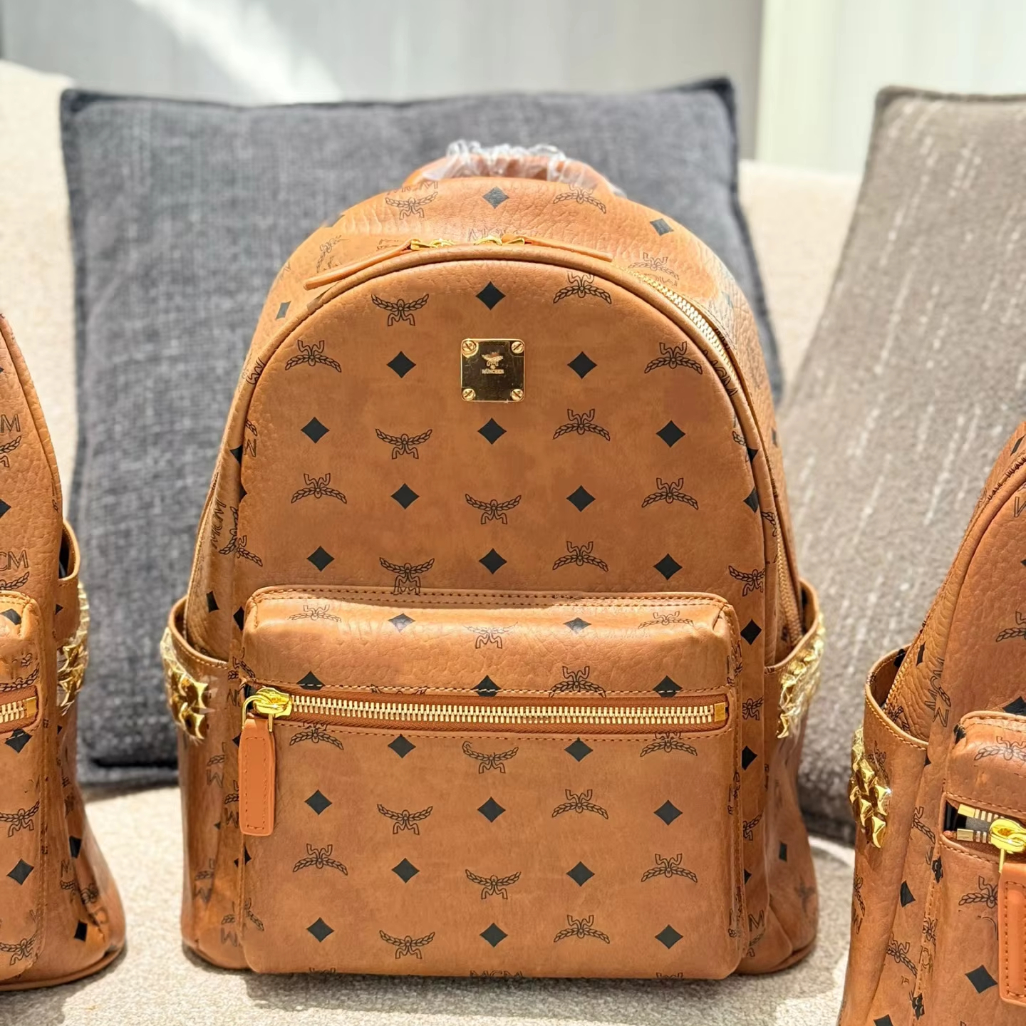 Leather Backpacks Mcm Backpack Original Price MCM Stark Backpack