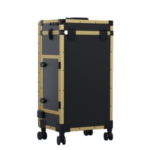 Bàn làm móng di động có 3 ngăn kéo, có khóa, vali trang điểm gấp gọn, bàn làm móng di động, hộp đựng mỹ phẩm du lịch dành cho thợ làm móng - Product Image 3