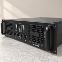 Profesyonel 4 Kanallı Ses Amplifikatörü 1000W Kanal Başına Sınıf H 2U Yüksek Güçlü Amfi Canlı Performans Konser PA Sistemi için