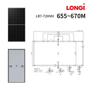 Pannello Solare Trasparente Monocristallino Longi Solar Hi-MO X10 <span class=keywords><strong>Scientist</strong></span> LR7-72HVH 655-670M per Uso Domestico - Product Image 4