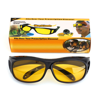 Gafas de Sol de Visión Nocturna Antideslumbrantes de Alta Definición para Conducir, se Adaptan a las Gafas Graduadas