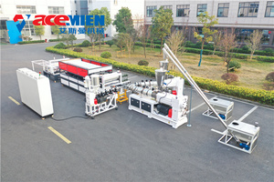 Dây chuyền sản xuất máy làm ngói lợp PVC+ASA SJSZ80/156+SJZ65/132/ Máy làm ngói lợp tráng men nhựa tái chế kiểu Tây Ban Nha - Product Image 2