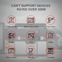 Sortie 300w extérieur Portable Power Bank Station solaire/ac Charge batterie externe pour ordinateur portable