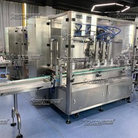 Pour pompe à engrenages pneumatique à 4 têtes Machine de remplissage d'huile à grande vitesse pour les soins de la peau shampooing détergent visqueux liquide pâte suivi