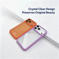 Coque de téléphone rigide transparente en TPU acrylique intégral de qualité supérieure anti-chute pour iPhone 13 14 15 16 17 Pro Max