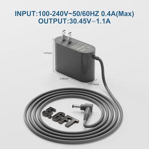 <span class=keywords><strong>Chargeur</strong></span> d'aspirateur sans fil 30,45 V compatible avec <span class=keywords><strong>Dyson</strong></span> <span class=keywords><strong>V10</strong></span> V11 V15 V12 Cyclone Animal Motorhead Absolute Trigge Power Cord - Product Image 6