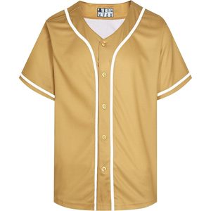 Camiseta de Béisbol Personalizada Unisex para Adultos, Transpirable, con Botones, Uniforme Deportivo, Estilo Hip Hop - Product Image 1