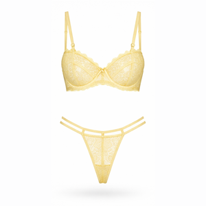 Lingerie Seksi Grosir untuk Wanita dengan Pinggiran Sutra, 13 Jahitan dan Lingerie Seksi yang Nyaman Menampilkan Nuansa Flora Artistik - Product Image 2