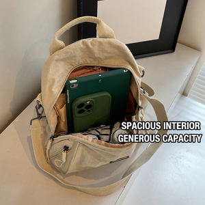 Sac à dos décontracté en nylon pour femme, léger, sac à bandoulière de voyage grande capacité, sac de jour, logo personnalisé OEM ODM - Product Image 3