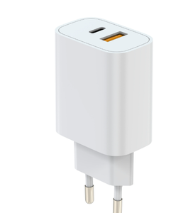 อะแดปเตอร์ชาร์จไฟแบบติดผนัง USB คู่ 20W รองรับ USB-C PD และ QC3.0 ชาร์จเร็ว สำหรับแล็ปท็อป แท็บเล็ต และโทรศัพท์ - Product Image 3