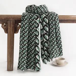 wholesale warm winter scarf for women pashmina shawls paisley fashion Ethnic people winter warm scarf shawl