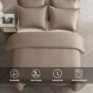 Tela acolchada ultrasónica 100% poliéster Patrón de edredón acolchado ultrasónico como relleno de boceto Interior de doble cara - Product Image 2