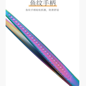 Precision stainless steel tweezers with slanted tip for plucking hair, trimming eyebrows, and grooming. Wholesale available - Product Image 4