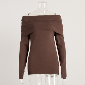 Top in maglia a maniche lunghe da donna-elegante e Sexy, ideale per feste e appuntamenti serali - Product Image 6