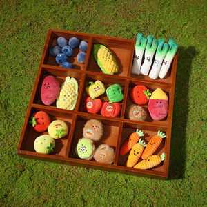 Porte-clés en peluche Kawaii, mini jouet en forme <span class=keywords><strong>de</strong></span> <span class=keywords><strong>plateau</strong></span> <span class=keywords><strong>de</strong></span> supermarché (<span class=keywords><strong>fruits</strong></span>, légumes, <span class=keywords><strong>fruits</strong></span> <span class=keywords><strong>de</strong></span> <span class=keywords><strong>mer</strong></span>), motifs carotte et saumon, vente en gros, personnalisation usine OEM 2026 - Product Image 2