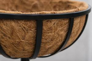 <span class=keywords><strong>Support</strong></span> de plante à 2 niveaux décoratif avec revêtement en coco écologique, <span class=keywords><strong>support</strong></span> de pot de fleurs en métal résistant aux intempéries pour patio et <span class=keywords><strong>balcon</strong></span> - Product Image 3
