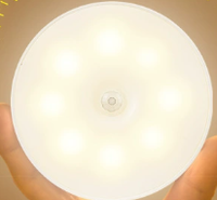 Veilleuse intelligente à détecteur de mouvement ABS, éclairage LED blanc chaud, couloirs, chambres à coucher, extérieur, charge automatique