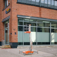 Bestseller Single Column Aluminum Lift Lightweight Hydraulic Lifting Platform for Commercial Building Decoration Site Work