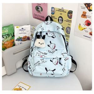 Mochila Única <span class=keywords><strong>Pacha</strong></span> Fashion con Diseño <span class=keywords><strong>de</strong></span> Anime y Dibujos Animados, <span class=keywords><strong>de</strong></span> Nailon, Unisex, para Estudiantes <span class=keywords><strong>de</strong></span> Secundaria/Preparatoria, Suave, Gran Capacidad, Transpirable y Duradera - Product Image 6