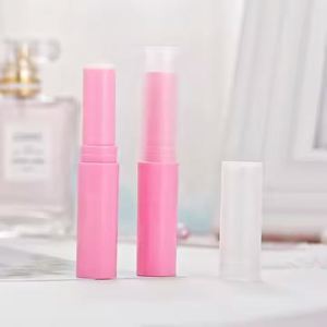 Vente en gros de tubes à lèvres vides en plastique de 4g, emballages personnalisés et colorés pour mini baumes à lèvres - Product Image 1