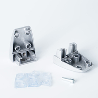 Support de panneau en alliage d'aluminium pour poste de travail de bureau, pince de fixation pour écran de bureau, pince de fixation pour cloison de table