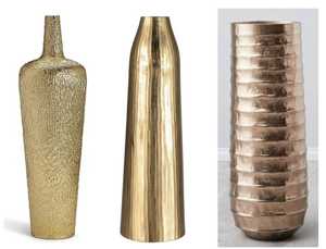 Achetez des vases à fleurs avec des vases à fleurs de forme ronde faits à la main de couleur cuivre à vendre par les exportateurs - Product Image 2