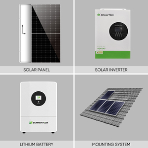 <span class=keywords><strong>Sunway</strong></span> di alta qualità in magazzino completo sistema di energia solare Set completo 10Kw Off Grid sistema di energia solare - Product Image 6