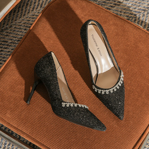 Youxiamie – sandales à talons hauts, bout pointu, décoration avec nœud, tendance de la mode élégante, chaussures pour femmes, semelle extérieure en caoutchouc - Product Image 3