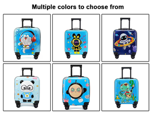 Maleta de Viaje Infantil ABS 2026, Diseño de Dibujos Animados, Linda, de 16 Pulgadas, con Ruedas, Venta Directa de Fábrica, Maleta Infantil Económica - Product Image 3