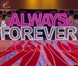 Partybedarf LED Riesen RGB Neon Leuchtzahlen Buchstaben 90cm 120cm für Heiratsantrag Hochzeit Jubiläum Abschlussfeier Event - Product Image 5