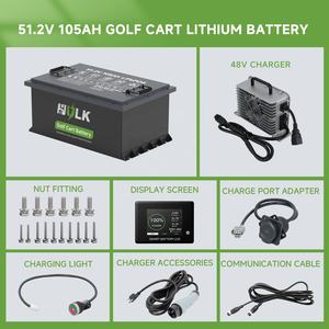 IP67 36V/51,2 V/72V 100Ah/105Ah/200Ah Lifepo4 Deep Cycle Lithium-Akkupack für Golf wagen und EV 4000-Lebensdauer 5 Jahre Garantie - Product Image 6