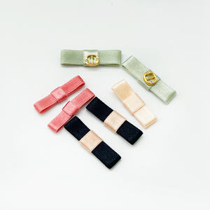 <span class=keywords><strong>Nastro</strong></span> in gros grain raso elastico personalizzato fiocchi con motivo glitterato <span class=keywords><strong>reggiseno</strong></span> Pre-annodato biancheria intima per feste decorazioni per feste - Product Image 2