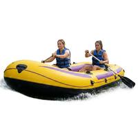 Kayak gonflable en PVC de 180 cm, bateau de rafting portable pour 2 personnes, canoë gonflable pour sports nautiques en plein air, pour l'aventure sur rivière et lac