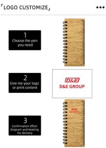 Cuaderno con Logotipo Personalizado, Bloc de Notas Ecológico con Regla para la Escuela, Oficina, Hotel - Product Image 6