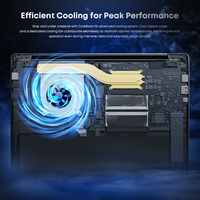 Ordinateur portable CHUWI 14 pouces 2K Intel Core I3/I5/I9 10 cœurs en métal avec caméra, 16 Go DDR4, 512 Go SSD, Windows 11 anglais, écran IPS, idéal pour les professionnels