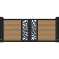 Porte industrielle commerciale automatique électrique à double ouverture en aluminium pour entrepôt