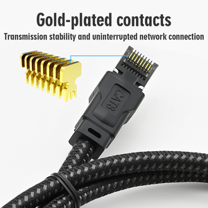 Chuyên nghiệp LSZH 40Gbps 2000MHz Vòng Router Mạng che chắn RJ45 LAN Cáp bện chơi game cat8 SFTP vá dây cáp - Product Image 6