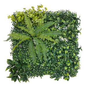 P19 Nouveau design Mur de plantes vertes de jardin vertical Mur de gazon artificiel en plastique truqué Haie de gazon artificiel Panneau de plantes murales artificielles - Product Image 2