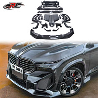 Kit de conversion de voiture style M en fibre de carbone sèche pour BMW XM G09 2022+ : Lame avant, diffuseur arrière, extensions d'ailes et ailerons
